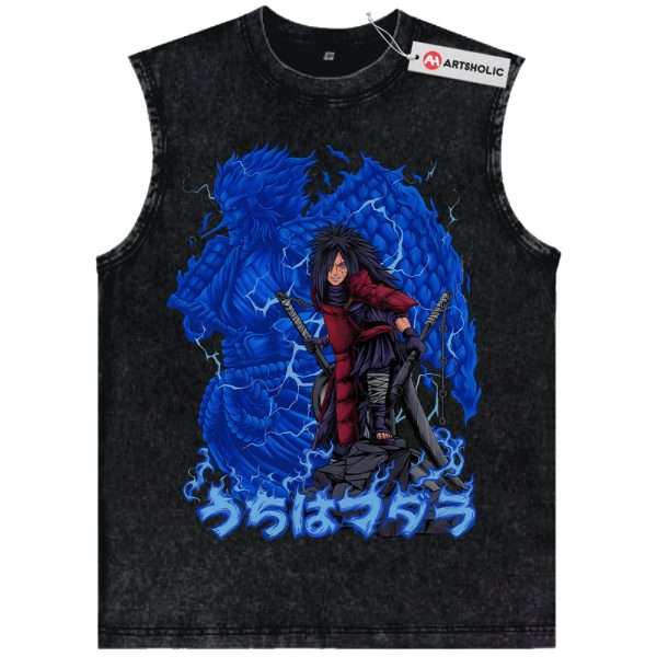 Madara Uchiha Tank Top, Naruto Tank Top, Anime Tank Top, Vintage Tank Top