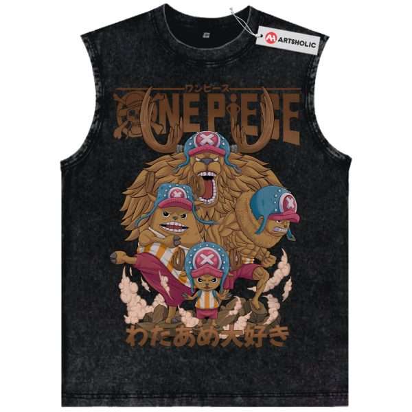 Tony Tony Chopper Tank Top, One Piece Tank Top, Anime Tank Top, Vintage Tank Top