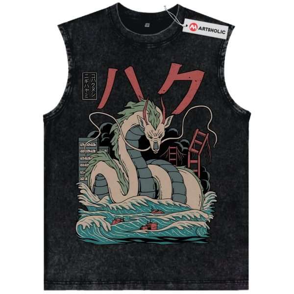 Haku Tank Top, Spirited Away Tank Top, Studio Ghibli Tank Top, Anime Tank Top, Vintage Tank Top