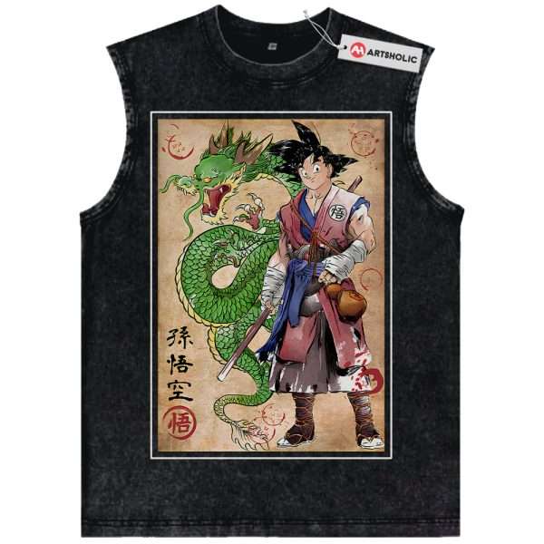 Son Goku Tank Top, Shenron Tank Top, Dragon Ball Z Tank Top, DBZ Tank Top, Anime Tank Top, Vintage Tank Top