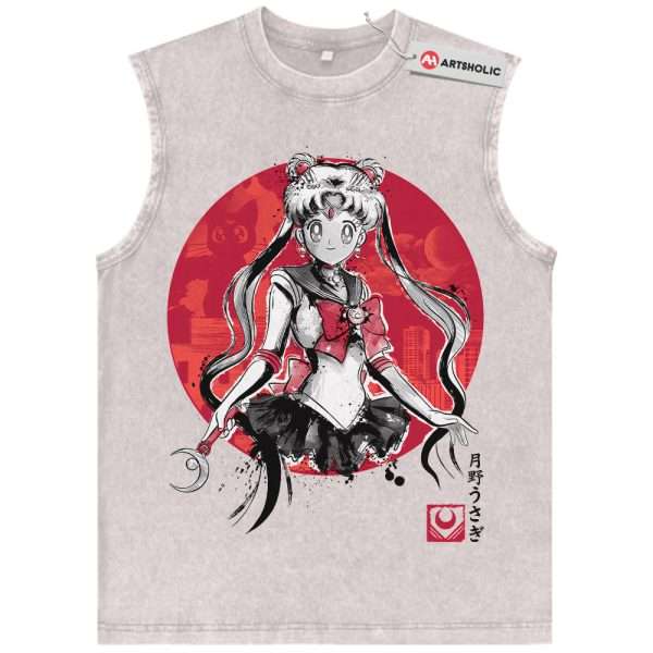 Usagi Tsukino Tank Top, Sailor Moon Tank Top, Anime Tank Top, Vintage Tank Top