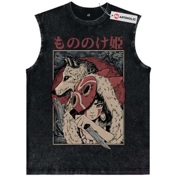 Princess Mononoke Tank Top, Studio Ghibli Tank Top, Anime Tank Top, Vintage Tank Top