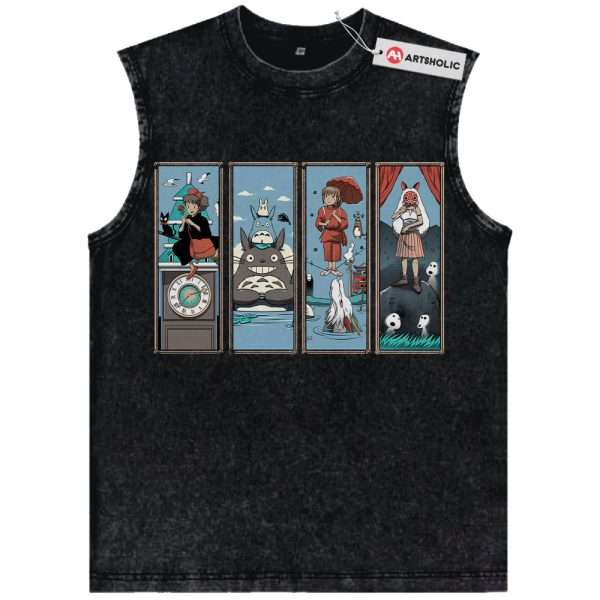 Studio Ghibli Tank Top, Anime Tank Top, Vintage Tank Top