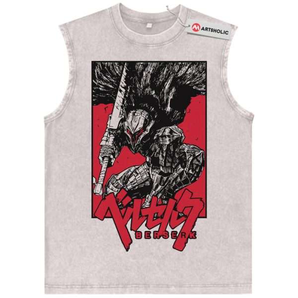 Guts Tank Top, Berserk Tank Top, Anime Tank Top, Vintage Tank Top