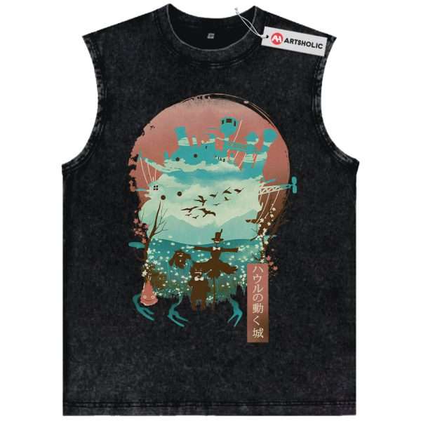 Howl's Moving Castle Tank Top, Studio Ghibli Tank Top, Anime Tank Top, Vintage Tank Top