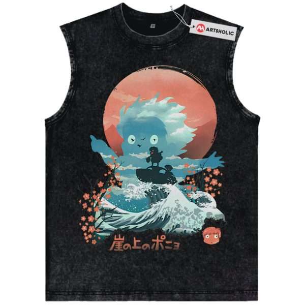 Ponyo Tank Top, Studio Ghibli Tank Top, Anime Tank Top, Vintage Tank Top