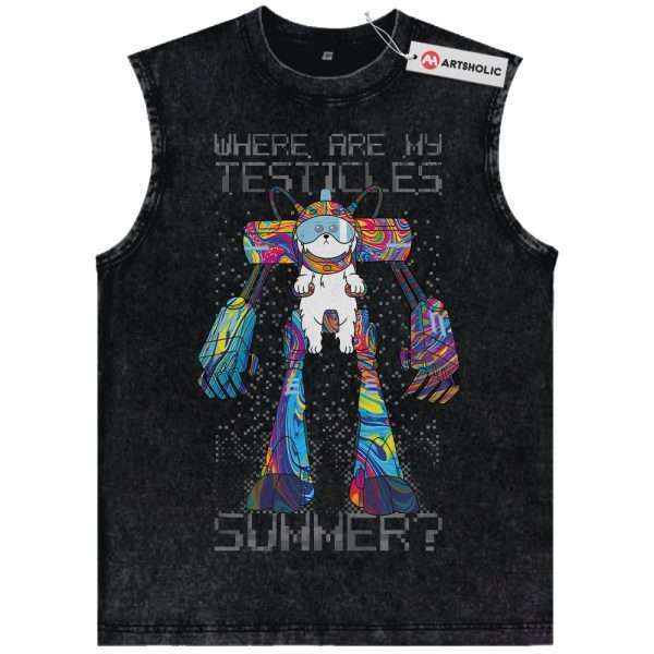 Rick and Morty Tank Top, Animated Tank Top, Vintage Tank Top