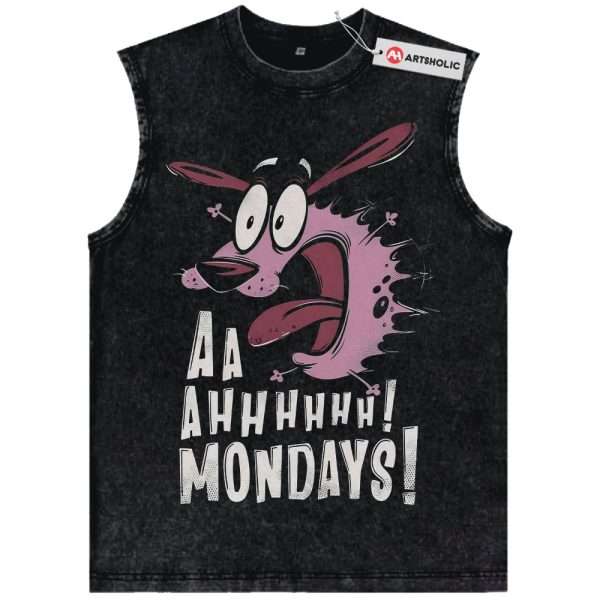 Courage the Cowardly Dog Tank Top, Animated Tank Top, Vintage Tank Top