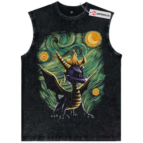 Spyro the Dragon Tank Top, Game Tank Top, Vintage Tank Top