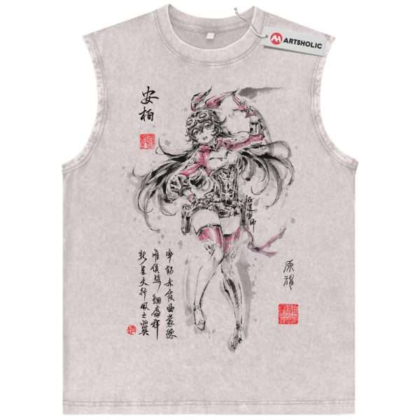 Amber Tank Top, Genshin Impact Tank Top, Game Tank Top, Vintage Tank Top