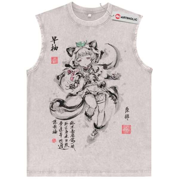 Sayu Tank Top, Genshin Impact Tank Top, Game Tank Top, Vintage Tank Top