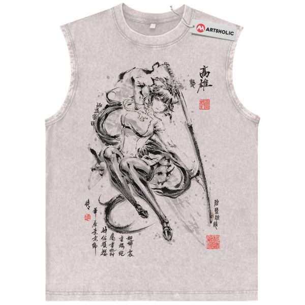 Takao Tank Top, Azur Lane Tank Top, Game Tank Top, Vintage Tank Top