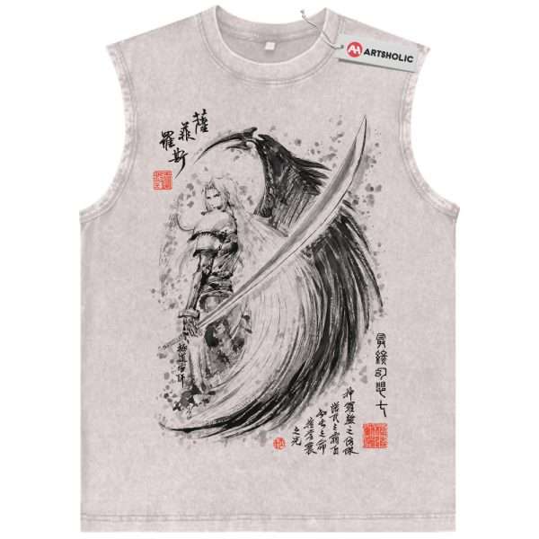 Sephiroth Tank Top, Final Fantasy Tank Top, Game Tank Top, Vintage Tank Top