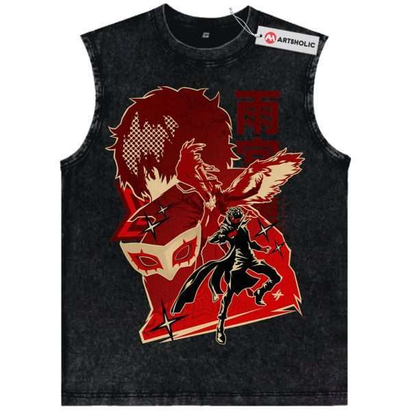 Joker Tank Top, Persona Tank Top, Game Tank Top, Vintage Tank Top