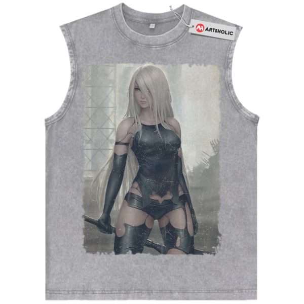 A2 Tank Top, NieR:Automata Tank Top, Game Tank Top, Vintage Tank Top