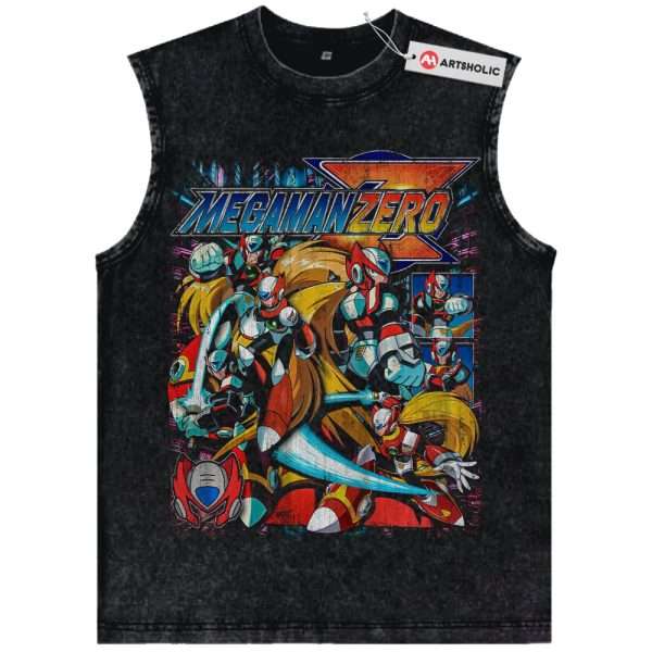 Mega Man Zero Tank Top, Game Tank Top, Vintage Tank Top