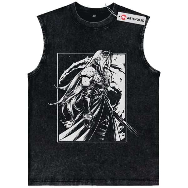 Sephiroth Tank Top, Final Fantasy Tank Top, Game Tank Top, Vintage Tank Top