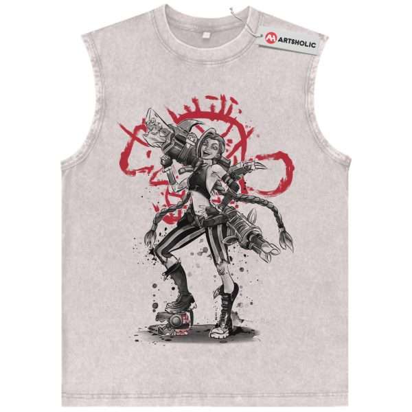 Jinx Tank Top, League of Legends Tank Top, LoL Tank Top, Game Tank Top, Vintage Tank Top
