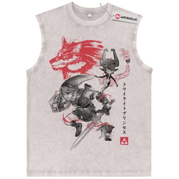 The Legend of Zelda: Twilight Princess Tank Top, Game Tank Top, Vintage Tank Top