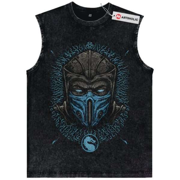 Sub Zero Tank Top, Mortal Kombat Tank Top, Game Tank Top, Vintage Tank Top