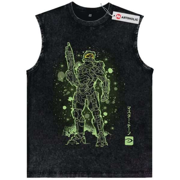 Master Chief Tank Top, Halo Tank Top, Game Tank Top, Vintage Tank Top