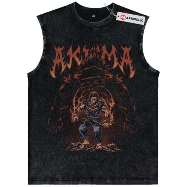 Akuma Tank Top, Street Fighter Tank Top, Game Tank Top, Vintage Tank Top