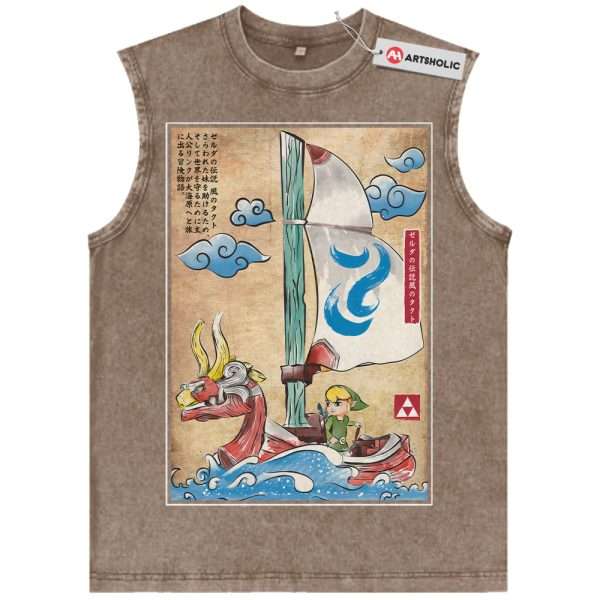 The Legend of Zelda: The Wind Waker Tank Top, Game Tank Top, Vintage Tank Top