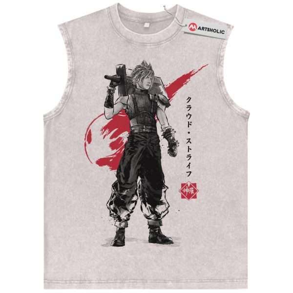 Cloud Strife Tank Top, Final Fantasy Tank Top, Game Tank Top, Vintage Tank Top