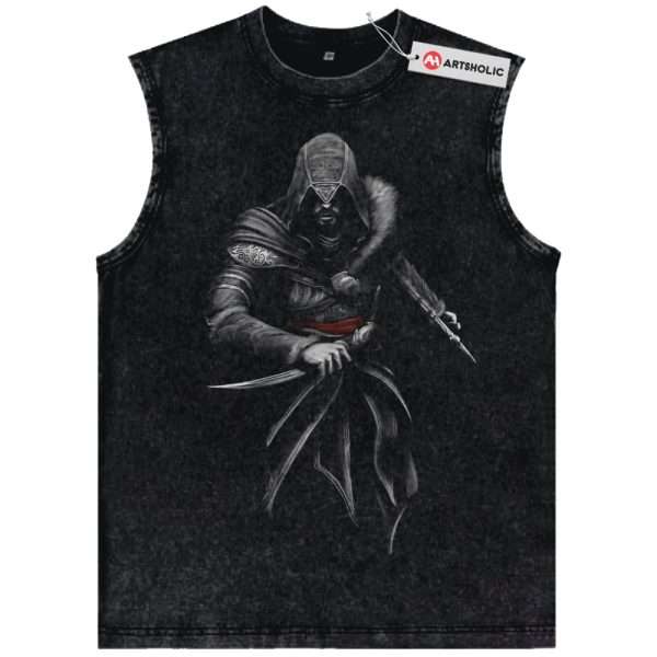 Ezio Tank Top, Assassin's Creed Tank Top, Game Tank Top, Vintage Tank Top