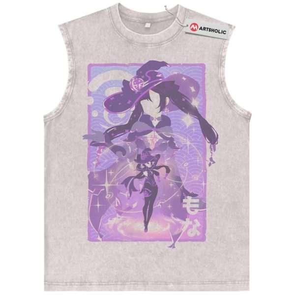 Mona Tank Top, Genshin Impact Tank Top, Game Tank Top, Vintage Tank Top