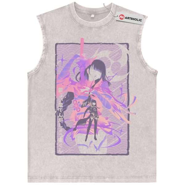 Raiden Shogun Tank Top, Genshin Impact Tank Top, Game Tank Top, Vintage Tank Top