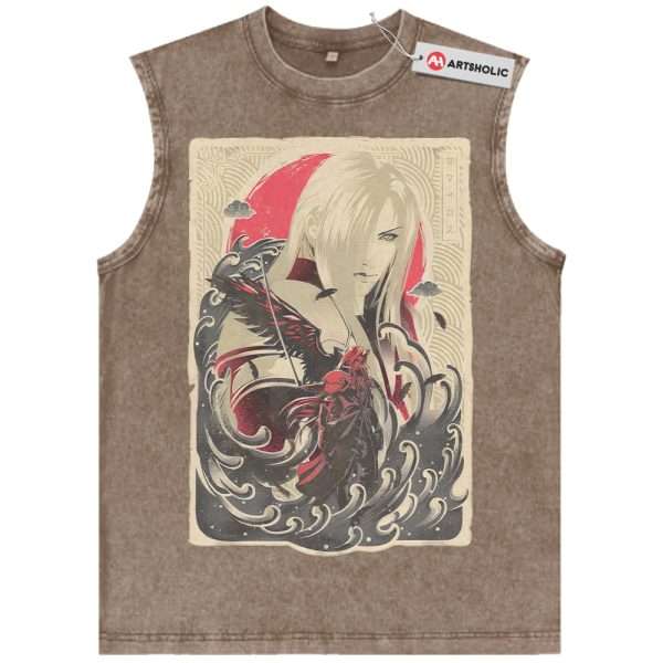 Sephiroth Tank Top, Final Fantasy Tank Top, Game Tank Top, Vintage Tank Top