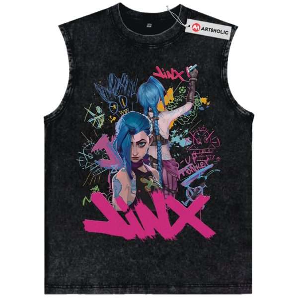 Jinx Tank Top, League of Legends Tank Top, LoL Tank Top, Game Tank Top, Vintage Tank Top