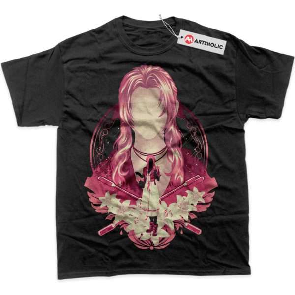 Aerith Gainsborough Shirt, Final Fantasy Shirt, Game Shirt, Graphic T-Shirt