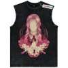 Aerith Gainsborough Tank Top, Final Fantasy Tank Top, Game Tank Top, Vintage Tank Top