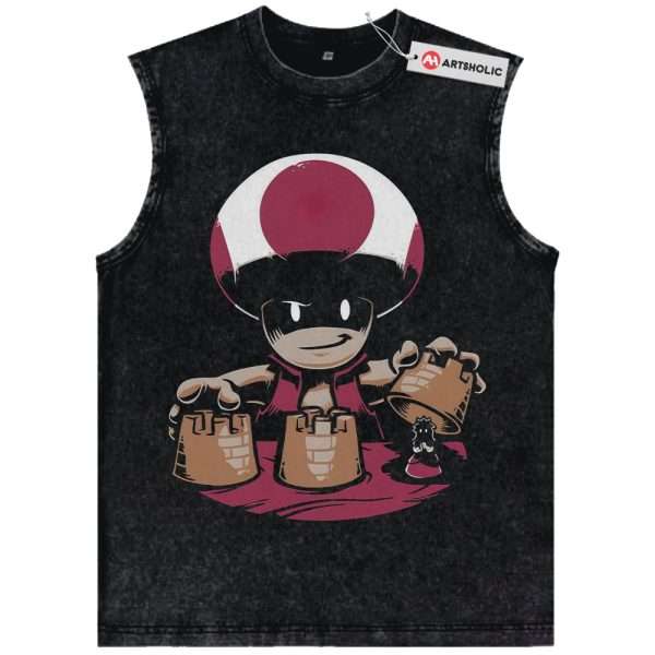 Toad Tank Top, Super Mario Tank Top, Game Tank Top, Vintage Tank Top
