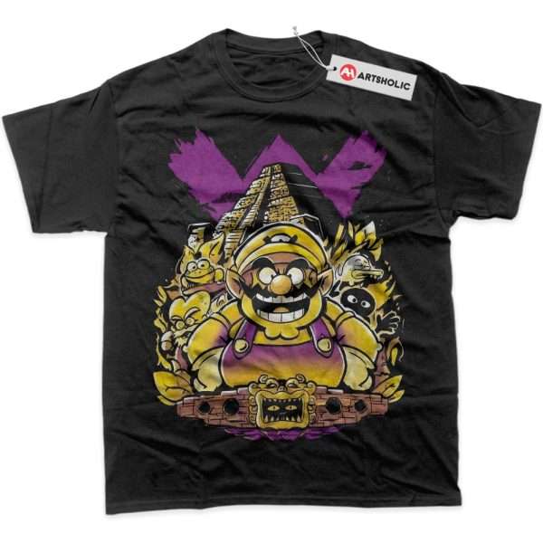 Wario Shirt, Super Mario Shirt, Game Shirt, Graphic T-Shirt