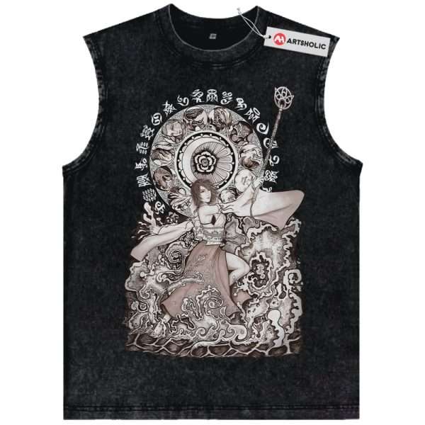 Yuna Tank Top, Final Fantasy Tank Top, Game Tank Top, Vintage Tank Top