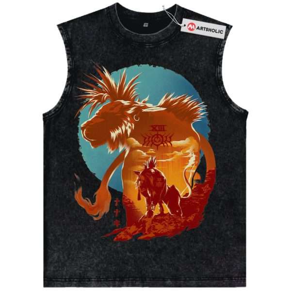 Red XIII Tank Top, Final Fantasy Tank Top, Game Tank Top, Vintage Tank Top