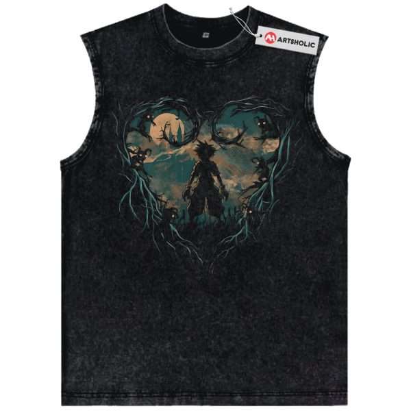 Sora Tank Top, Kingdom Hearts Tank Top, Game Tank Top, Vintage Tank Top