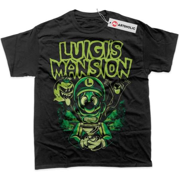 Luigi's Mansion Shirt, Game Shirt, Graphic T-Shirt