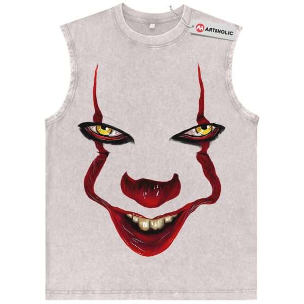 Pennywise Tank Top, IT Tank Top, Horror Movie Tank Top, Vintage Tank Top