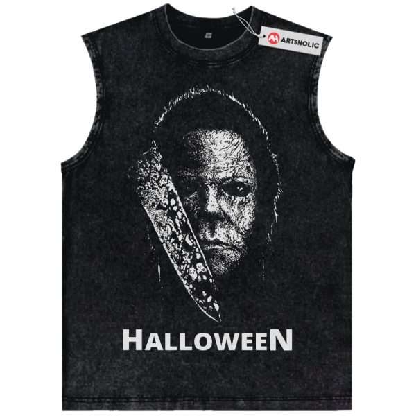 Michael Myers Tank Top, Halloween Tank Top, Horror Tank Top, Vintage Tank Top