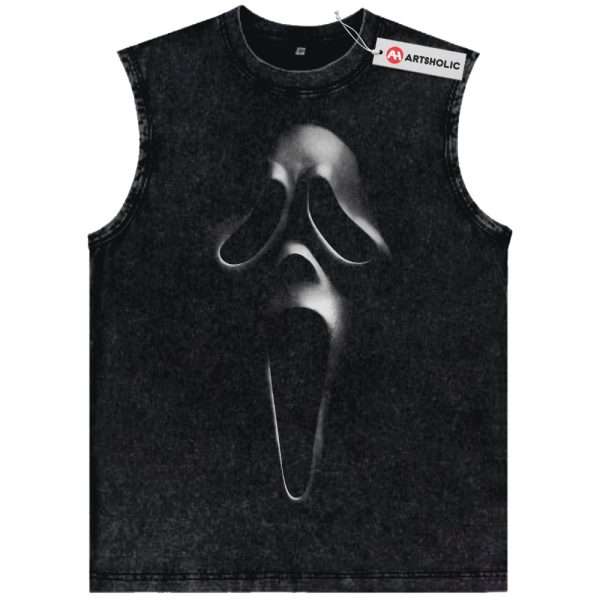 Ghostface Tank Top, Scream Tank Top, Halloween Tank Top, Horror Tank Top, Vintage Tank Top