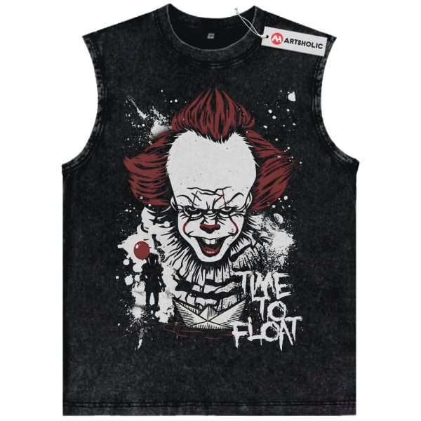 Pennywise Tank Top, IT Tank Top, Halloween Tank Top, Horror Tank Top, Vintage Tank Top