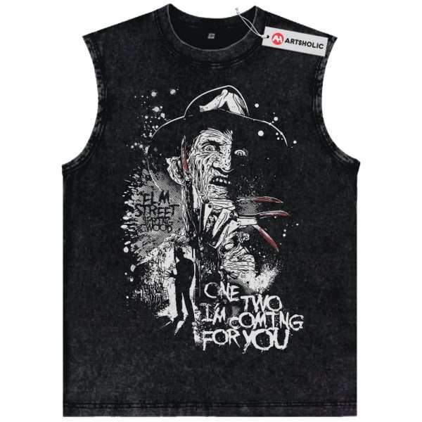 Freddy Krueger Tank Top, A Nightmare on Elm Street Tank Top, Halloween Tank Top, Horror Tank Top, Vintage Tank Top
