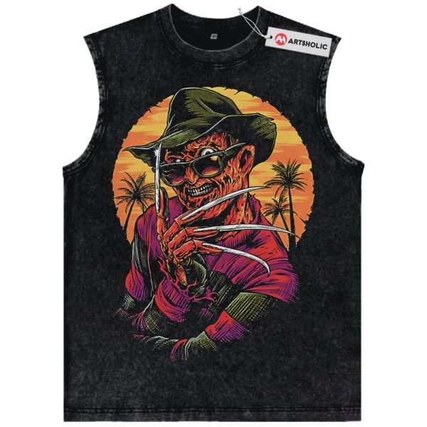 Freddy Krueger Tank Top, A Nightmare on Elm Street Tank Top, Halloween Tank Top, Horror Tank Top, Vintage Tank Top