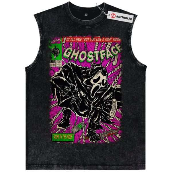 Ghostface Tank Top, Scream Tank Top, Halloween Tank Top, Horror Tank Top, Vintage Tank Top