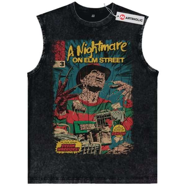 Freddy Krueger Tank Top, A Nightmare on Elm Street Tank Top, Halloween Tank Top, Horror Tank Top, Vintage Tank Top