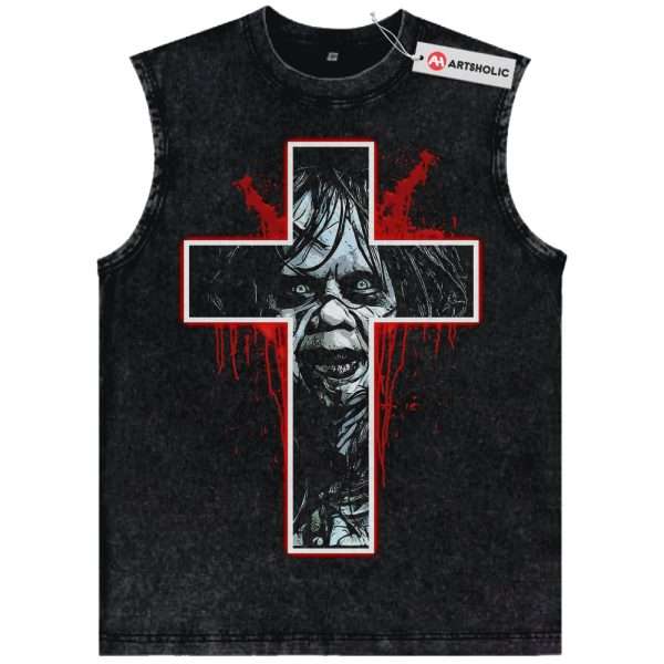 Regan MacNeil Tank Top, The Exorcist Tank Top, Halloween Tank Top, Horror Tank Top, Vintage Tank Top